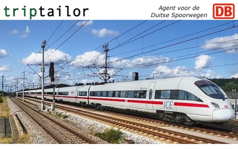 Triptailor is agent voor ticketverkoop van de Duitse Spoorwegen